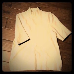 Cream Anthropologie Turtleneck Sweater NWOT